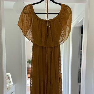 Baltic born Swiss dot maxi dress